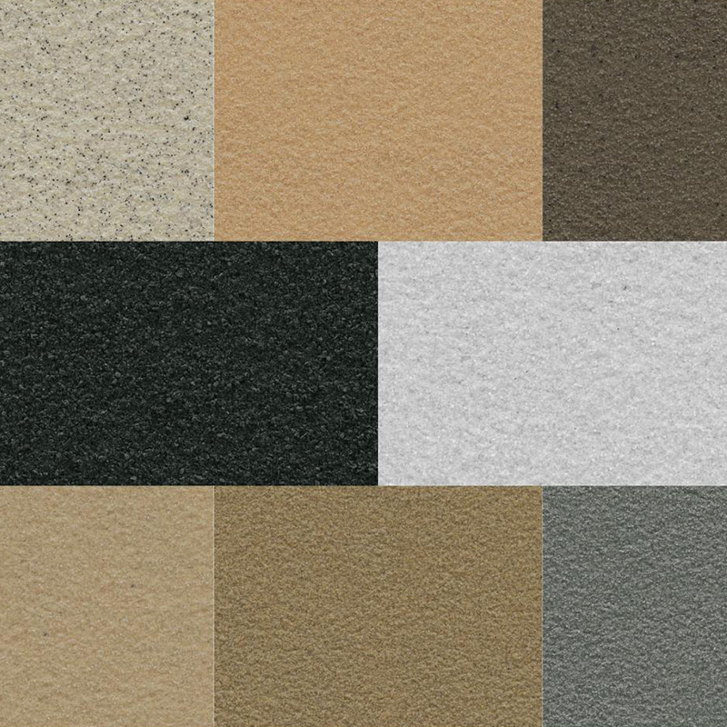 Natural stone like paint (styrene acrylic)