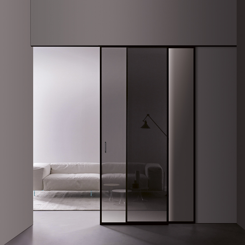 Pole less 08 two rail sliding door