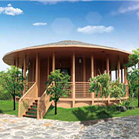 All aluminum villa
