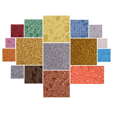 Stain resistant fluorocarbon metallic paint E-205 solid color, W-5 # metallic color