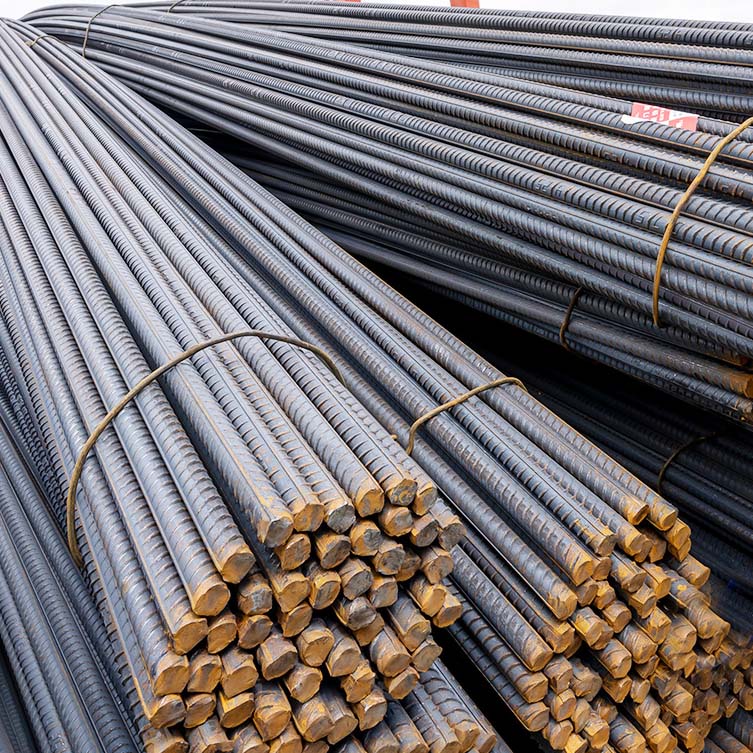 Deformed steel bars for construction works