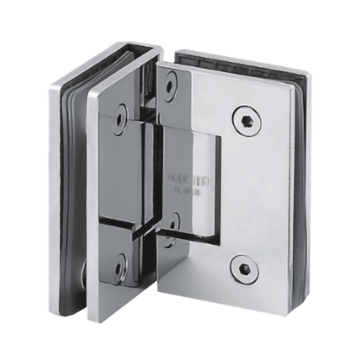 90 ° glass clamp