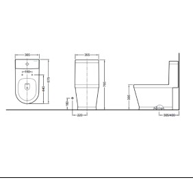 Integrated toilet