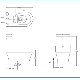 Integrated toilet