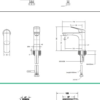 Single hole single handle washbasin faucet (without water drain)