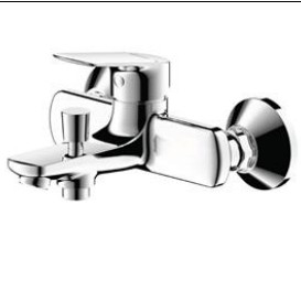 Single handle wall mounted bathtub faucet