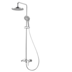 Single handle wall mounted integrated shower column (with lower water outlet)