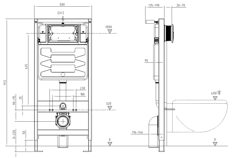 Hidden water tank JS0891Q
