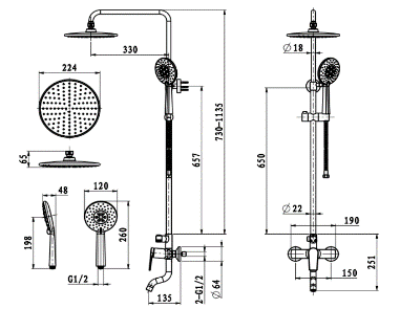 Shower JJH2337X