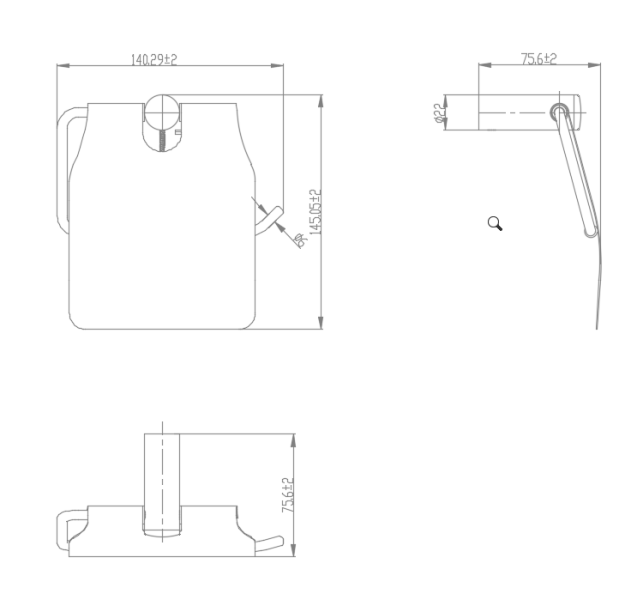 Paper towel holder JTF002851Q