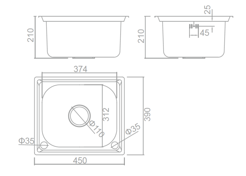 Sink JA130X