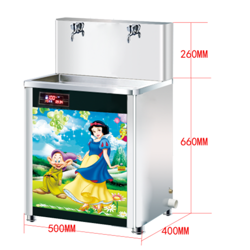 Warm water dispenser for kindergarten