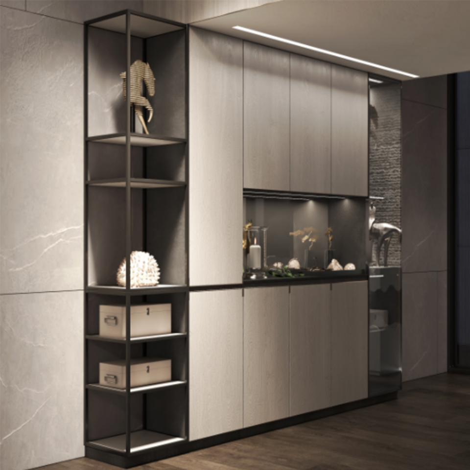 Customized door-to-door shoe cabinet 3