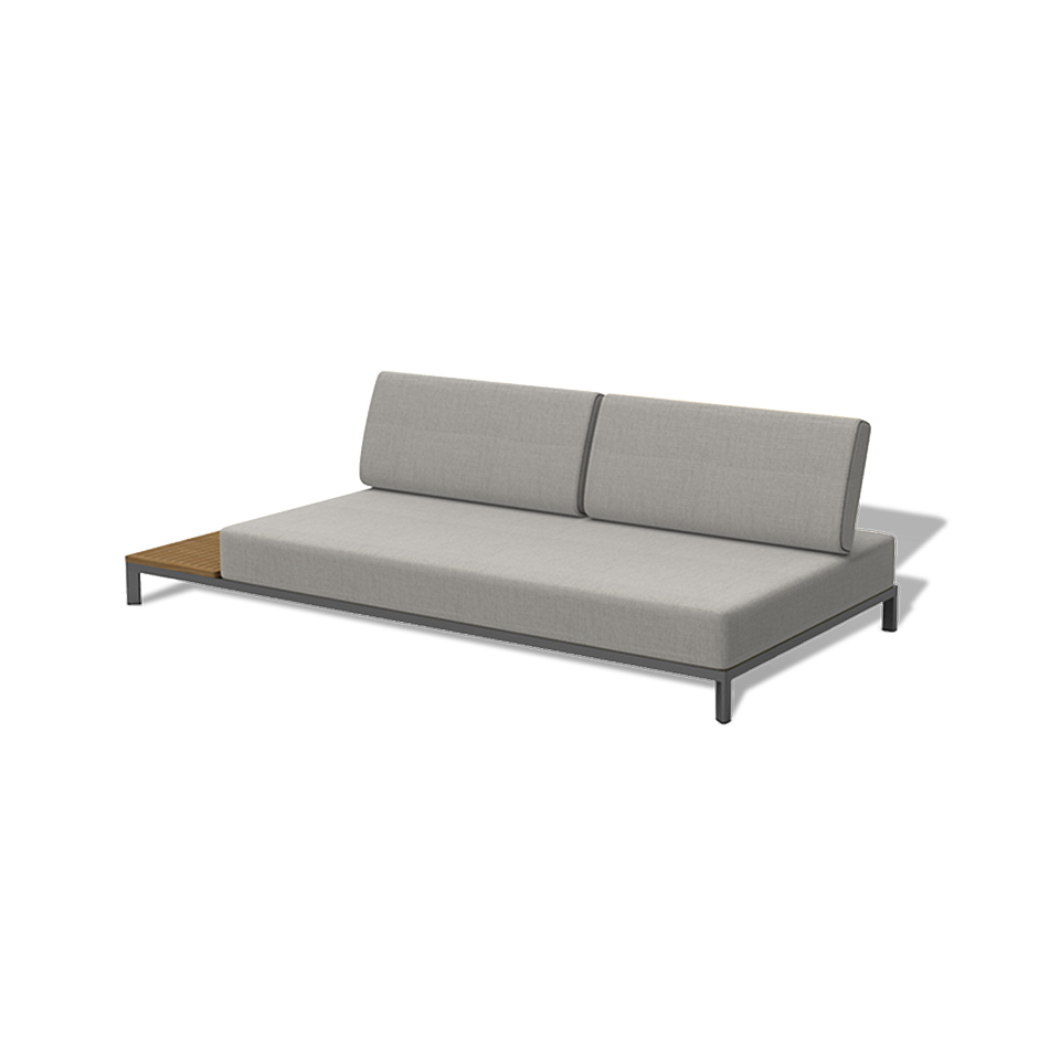 Moore left 3-seater sofa