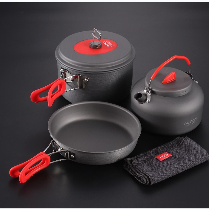 Five piece picnic pot for 2-3 travelers