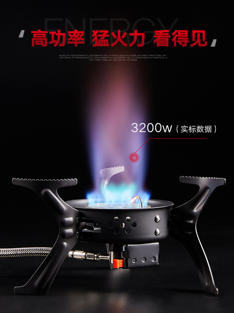 Hurricane II camping gas furnace