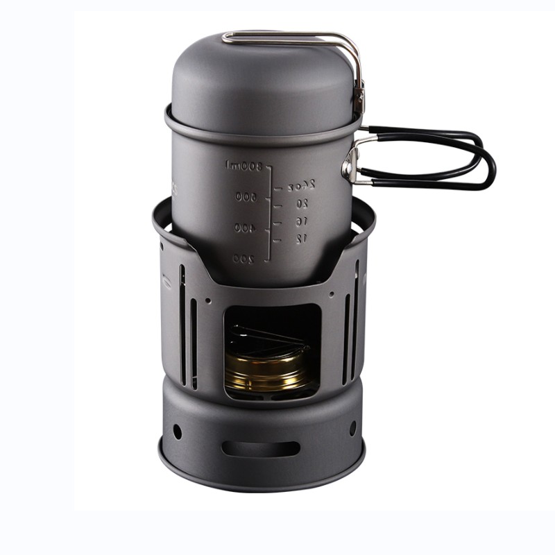 7-piece camping pot for 1-2 people