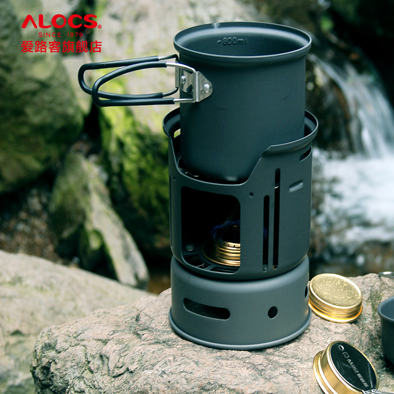 7-piece camping pot for 1-2 people