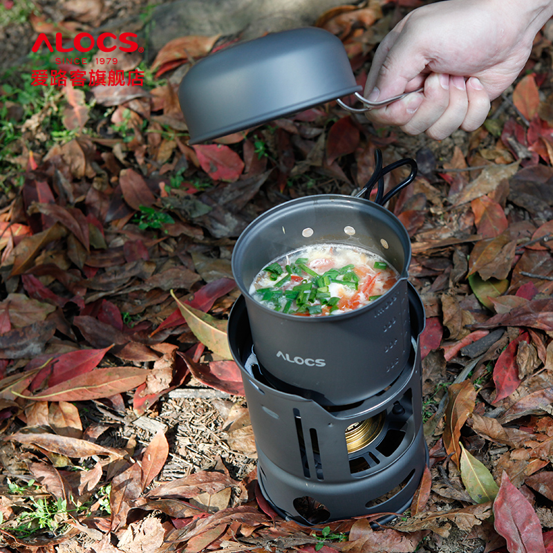7-piece camping pot for 1-2 people