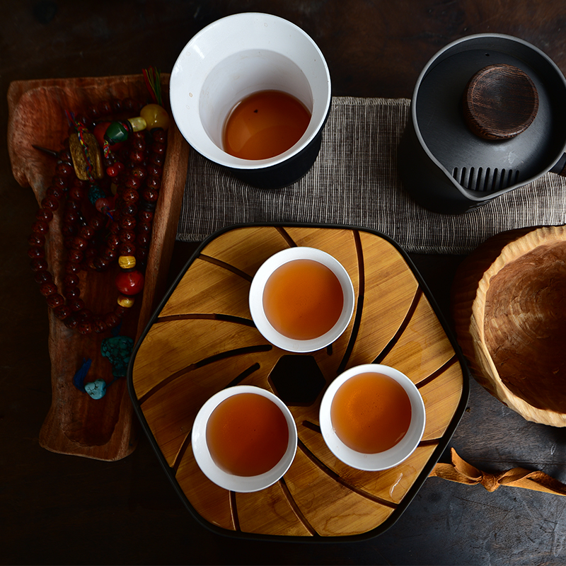Tea making set with sitting and forgetting (gift version)