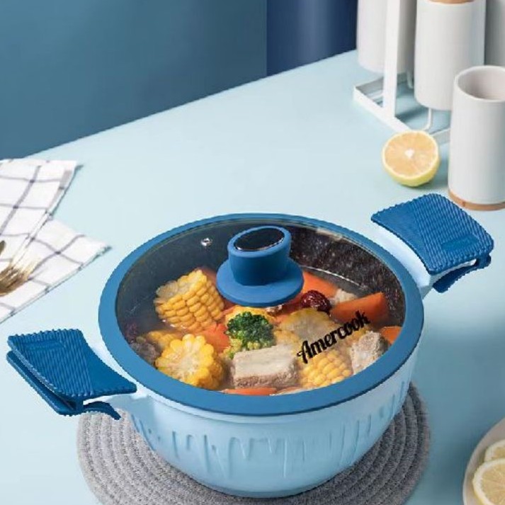 Princess Kelly Series soup pot + silicone lid