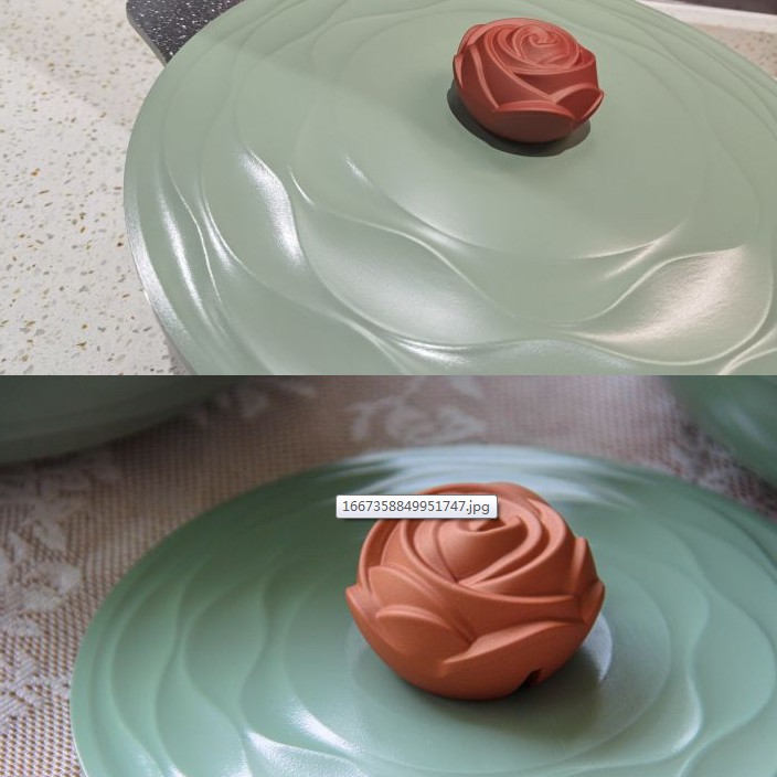 Mousse rose wok